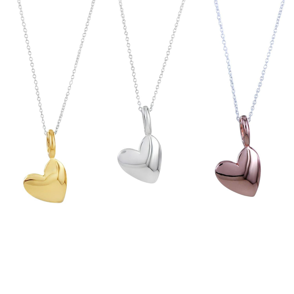 Totally Devoted Sterling Silver Heart Necklace - Reeves & Reeves