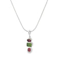 Tourmaline Three Stone Pendant - Reeves & Reeves