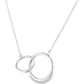 Twin Ring Sterling Silver Necklace - Reeves & Reeves