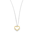 Twisted Heart Necklace Gold - Reeves & Reeves