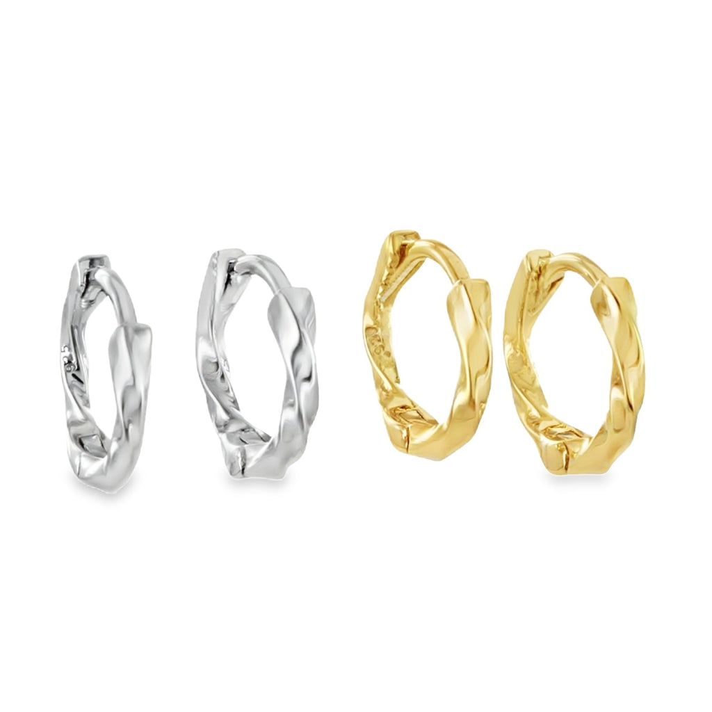 Twisted Sleeper Earrings - Reeves & Reeves