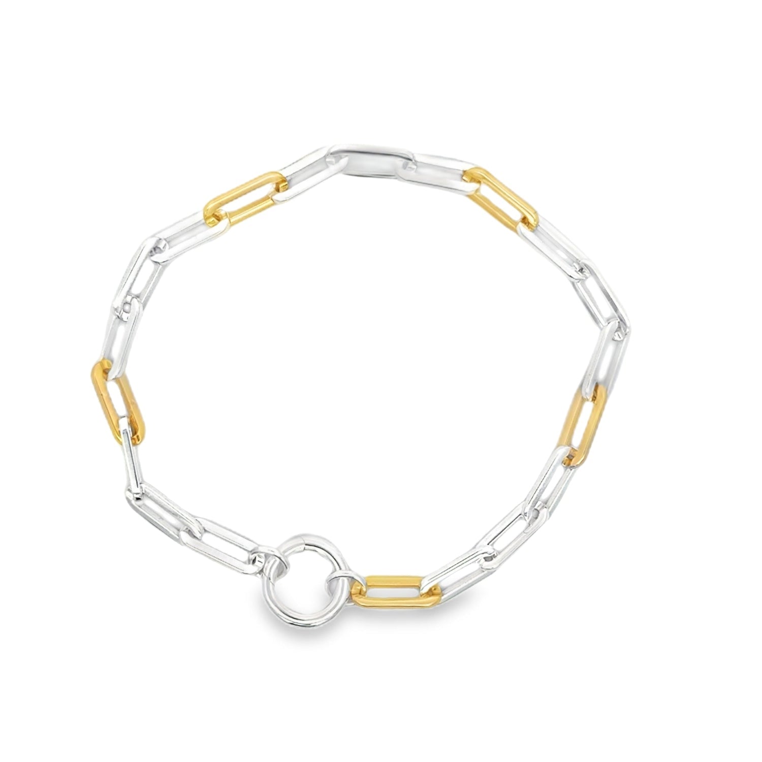 Two Tone Cleo Bracelet - Reeves & Reeves