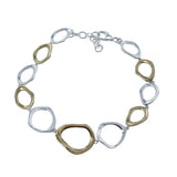 Two Tone Ringlets Bracelet - Reeves & Reeves