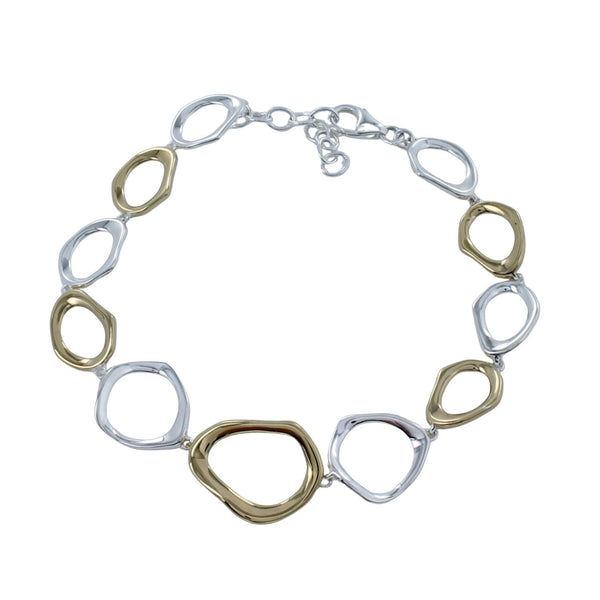 Two Tone Ringlets Bracelet - Reeves & Reeves