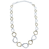 Two Tone Ringlets Necklace - Reeves & Reeves