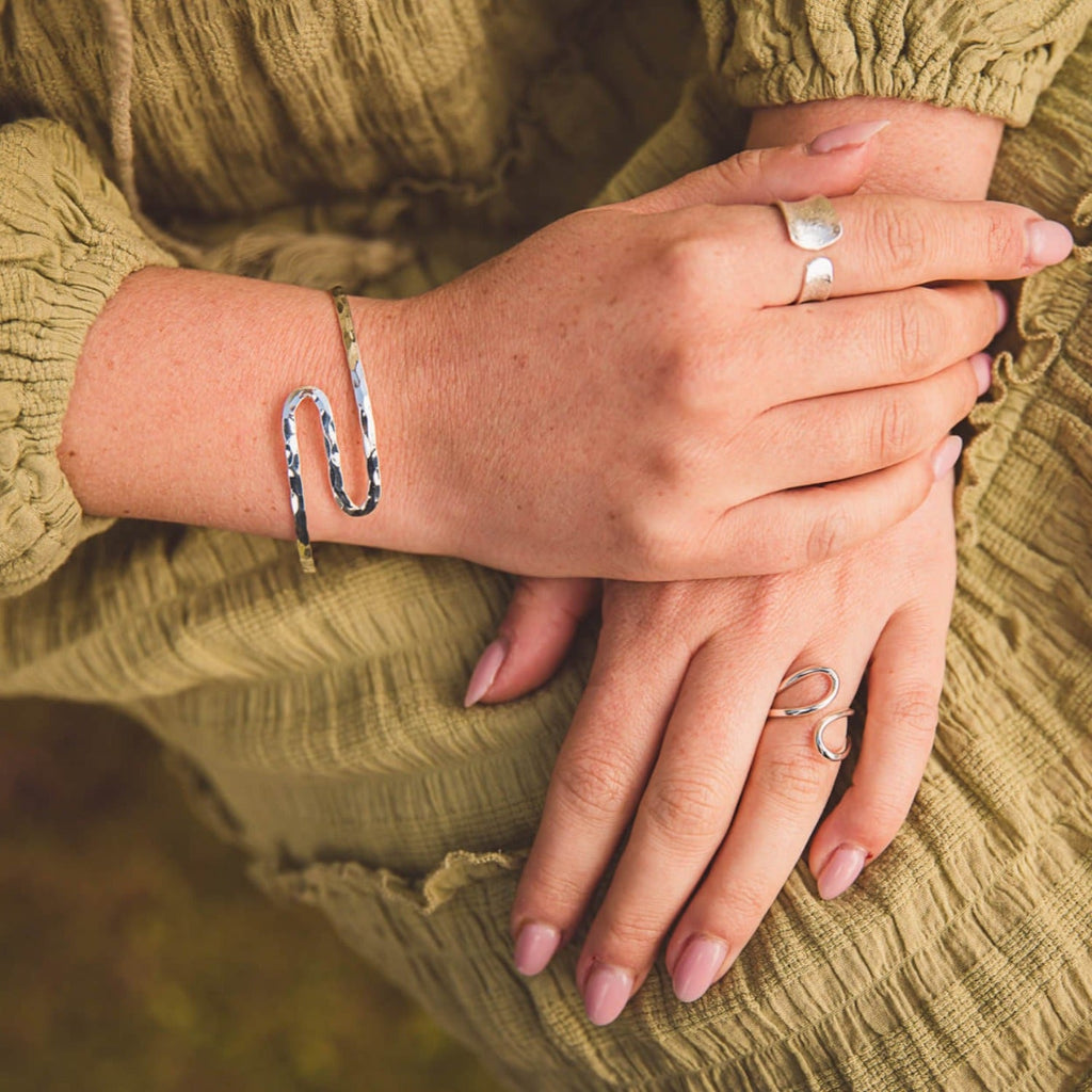 Zig Zag Cuff Bracelet - Reeves & Reeves