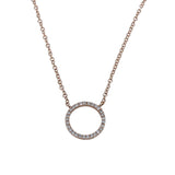 14K Solid Gold and Diamond Ring Necklace - Reeves & Reeves