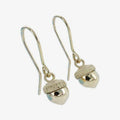 18k Gold Acorn Drop Earrings - Reeves & Reeves