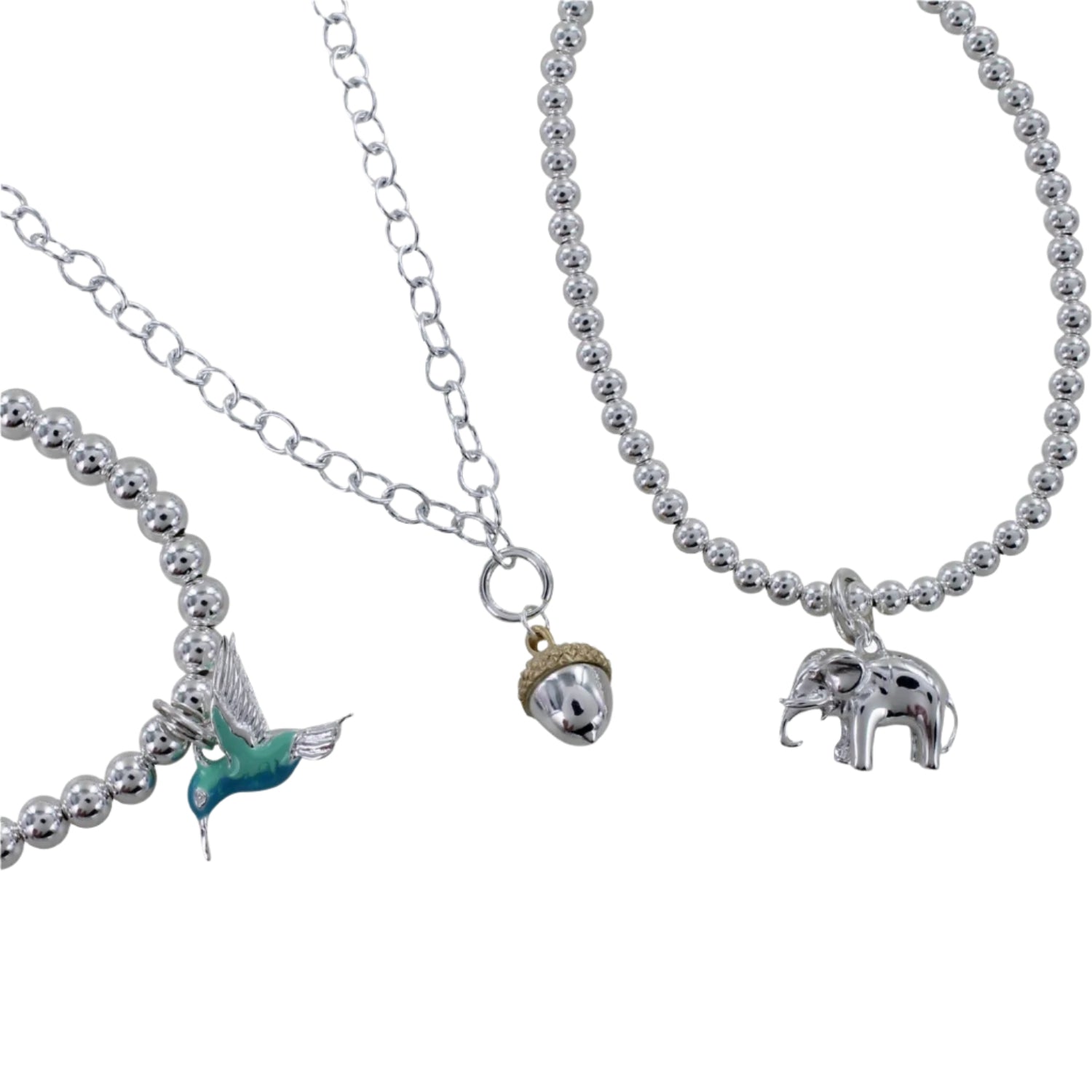 Acorn Sterling Silver Charm - Reeves & Reeves