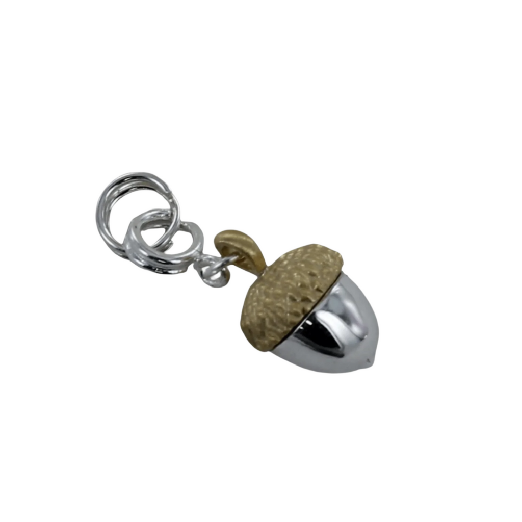 Acorn Sterling Silver Charm - Reeves & Reeves