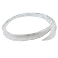 Adjustable Sterling Silver Shimmer Bangle - Reeves & Reeves