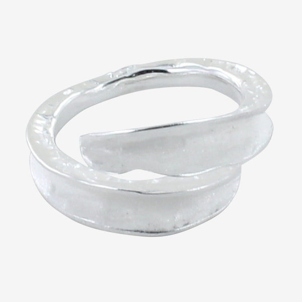 Adjustable Sterling Silver Shimmer Ring - Reeves & Reeves