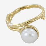 Bark and Pearl Ring - Reeves & Reeves