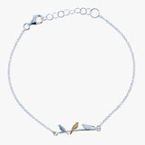 Birds On A Wire Sterling Silver Bracelet - Reeves & Reeves