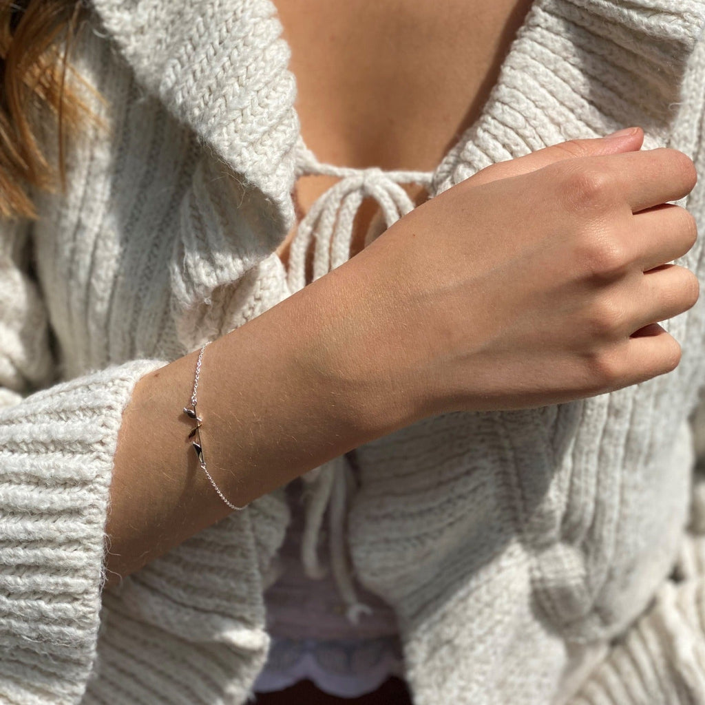 Birds On A Wire Sterling Silver Bracelet - Reeves & Reeves