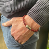 Bond Leather and Stainless Steel Bracelet - Reeves & Reeves