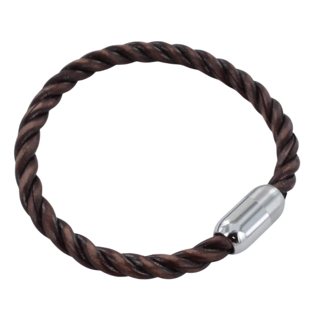 Bond Leather and Stainless Steel Bracelet - Reeves & Reeves