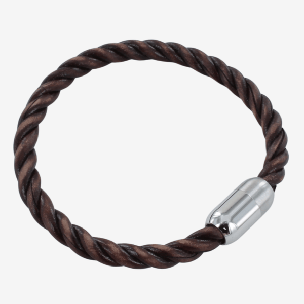 Bond Leather and Stainless Steel Bracelet - Reeves & Reeves