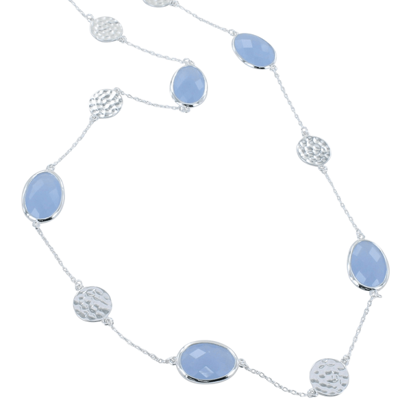 Candy Five Stone Sterling Silver Necklace - Reeves & Reeves