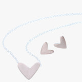 Cariad Sterling Silver Heart Necklace - Reeves & Reeves