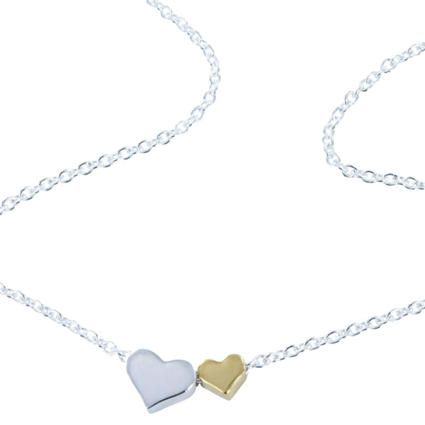Cherish You Sterling Silver Heart Necklace - Reeves & Reeves