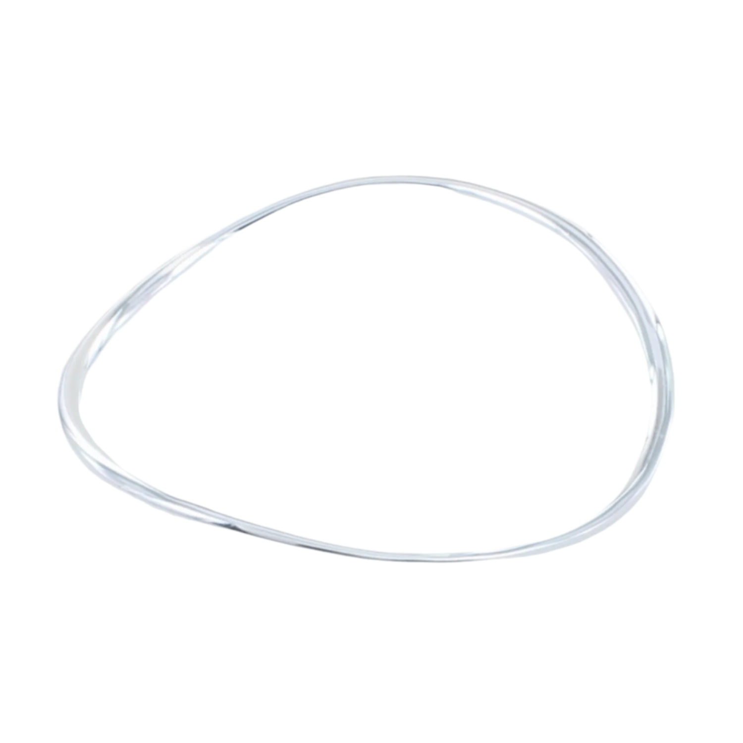 Classic Sterling Silver Bangle - Reeves & Reeves