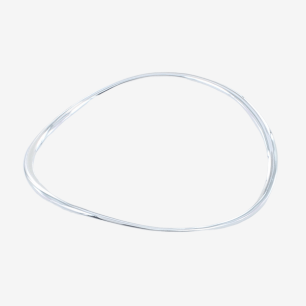 Classic Sterling Silver Bangle - Reeves & Reeves