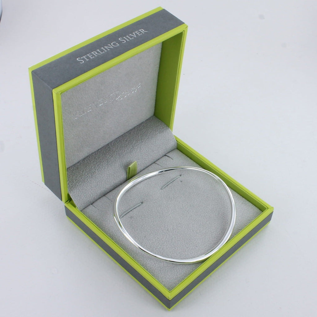 Classic Sterling Silver Bangle - Reeves & Reeves