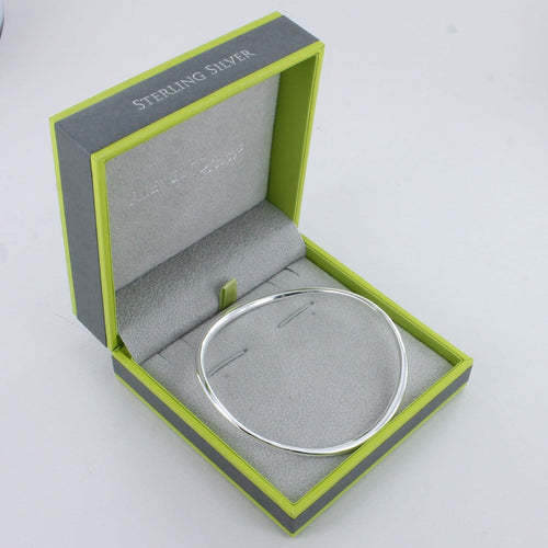 Classic Sterling Silver Bangle - Reeves & Reeves