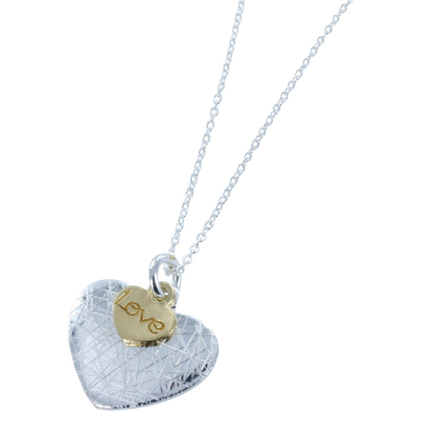 Corazon Sterling Silver Heart Necklace - Reeves & Reeves