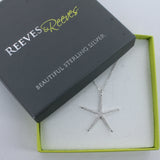CZ Starfish Necklace - Reeves & Reeves