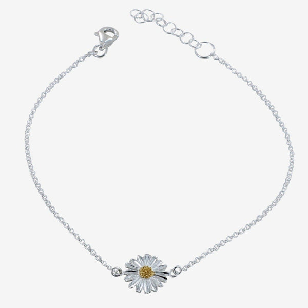 Daisy Chain Adjustable Bracelet in Sterling Silver - Reeves & Reeves