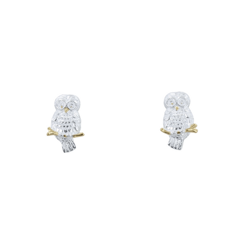 Owl Stud Earrings - Reeves & Reeves