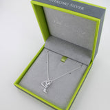 Detailed Sterling Silver Boot and Stirrup necklace - Reeves & Reeves