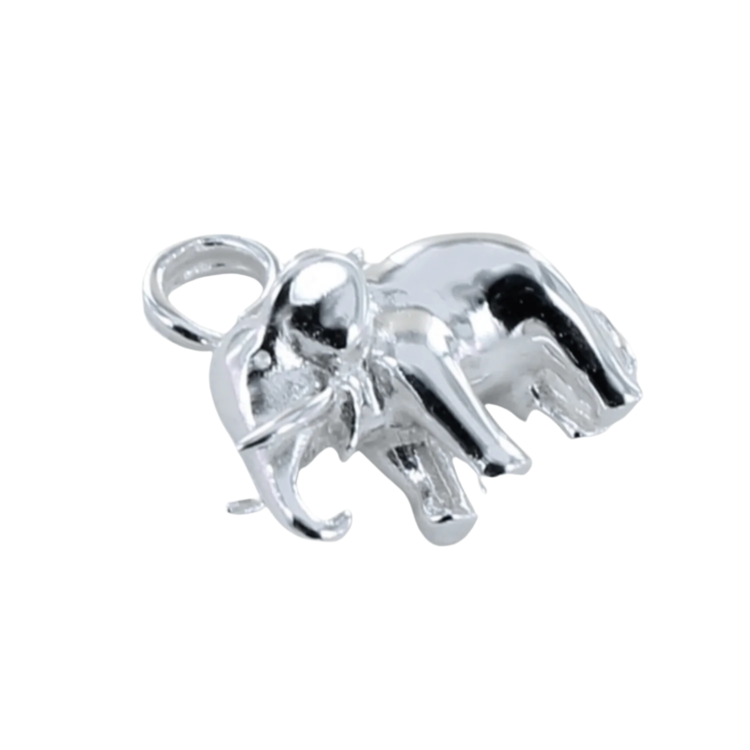 Elephant Sterling Silver Charm - Reeves & Reeves