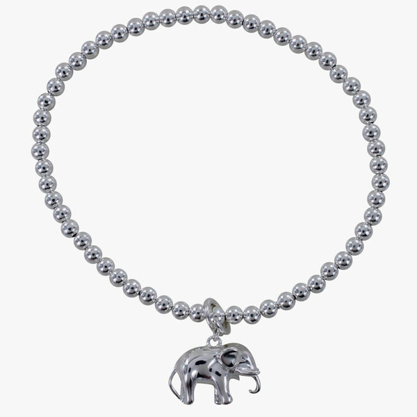 Elephant Sterling Silver Charm - Reeves & Reeves