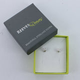 Enamel Bee Stud Earrings - Reeves & Reeves
