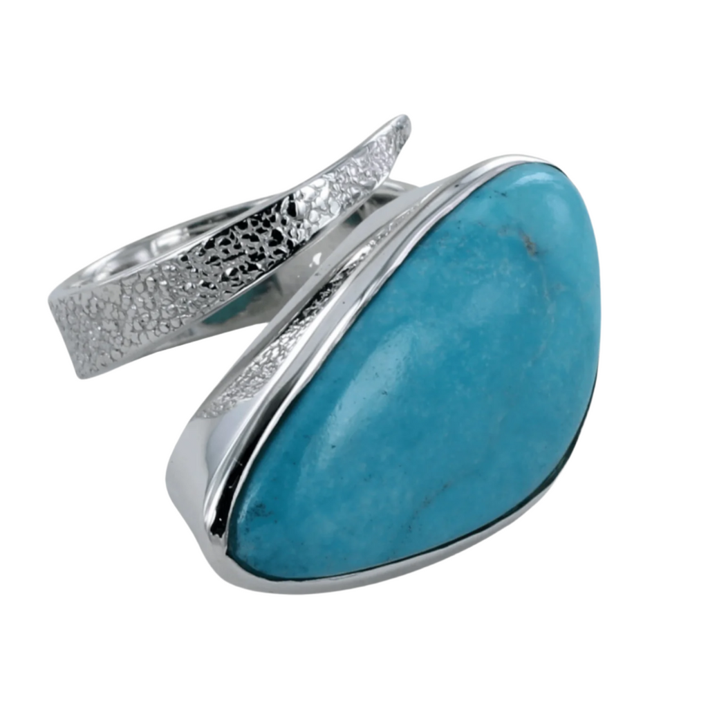 Turquoise cocktail ring on sale