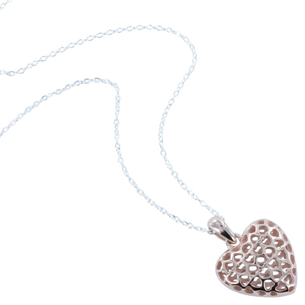 Filigree Heart Design Necklace
