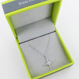 Follow that Star Sterling Silver and Pavé Necklace - Reeves & Reeves