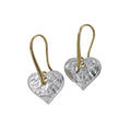 Gorgeous Heart Drop Earrings - Reeves & Reeves