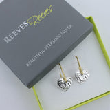 Gorgeous Heart Drop Earrings - Reeves & Reeves