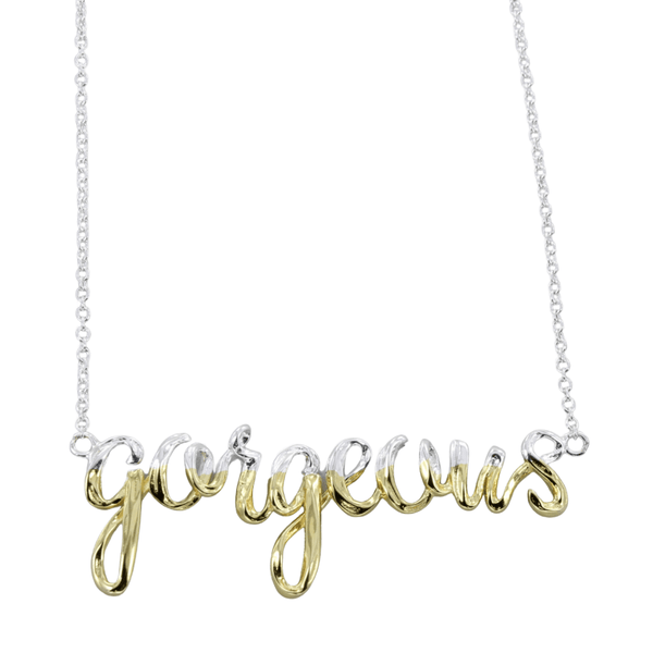 Gorgeous Script Necklace - Reeves & Reeves