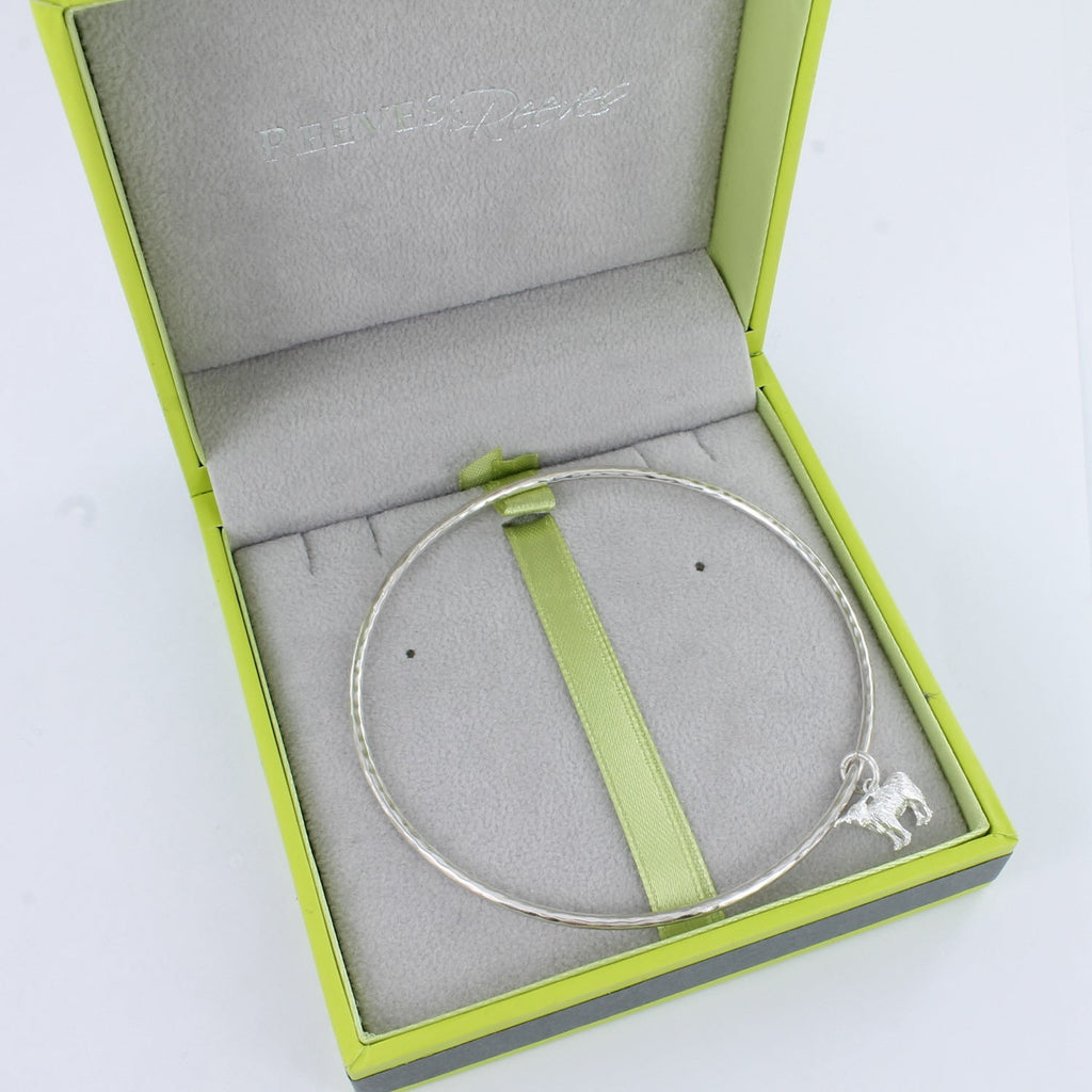 Highland Cow Charm Bangle - Reeves & Reeves