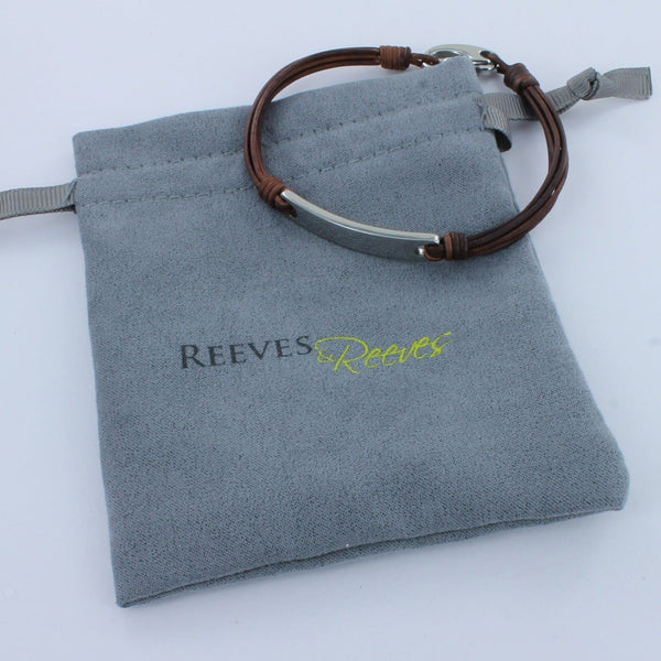 ID Leather Bracelet - Reeves & Reeves