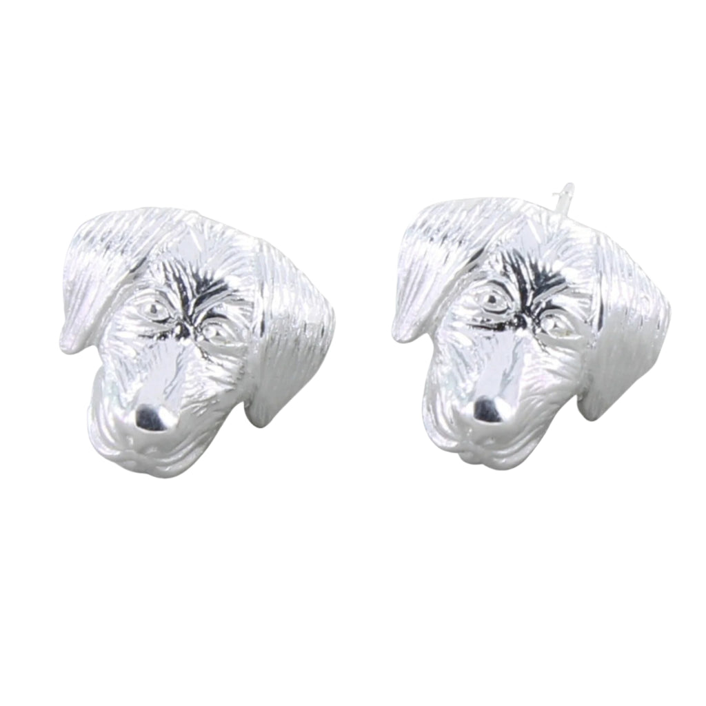 Labrador Dog Sterling Silver Earrings - Reeves & Reeves