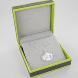 Large Scallop Shell Sterling Silver Necklace - Reeves & Reeves