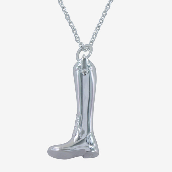 Large Sterling Silver Riding Boot Charm - Reeves & Reeves