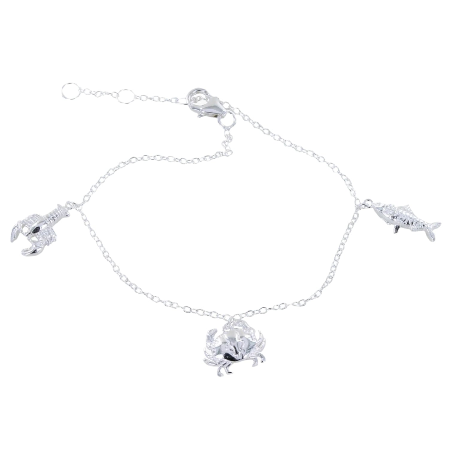 Little Nippers Sterling Silver Charm Bracelet - Reeves & Reeves