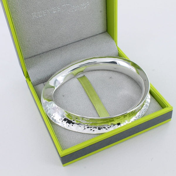 Lou Sterling Silver Bangle - Reeves & Reeves
